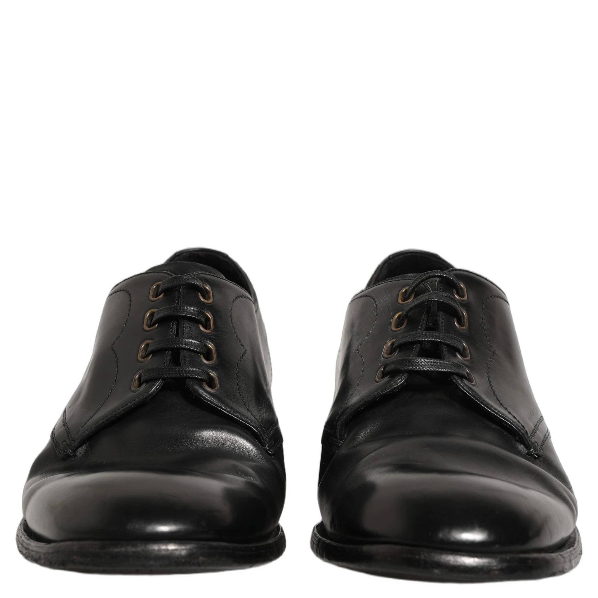 Black Leather Lace Up Derby Dress Formal Shoes