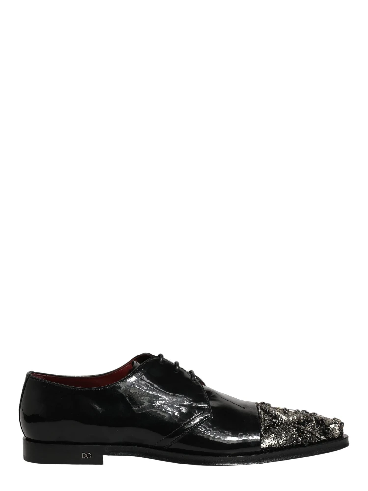 Black Embellished Derby Dress Formal Shoes alternative