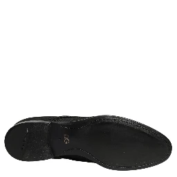 Black Suede Lace Up Derby Dress Formal Shoes