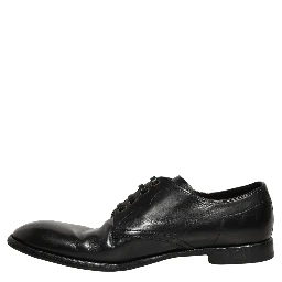 Black Leather Lace Up Derby Dress Formal Shoes