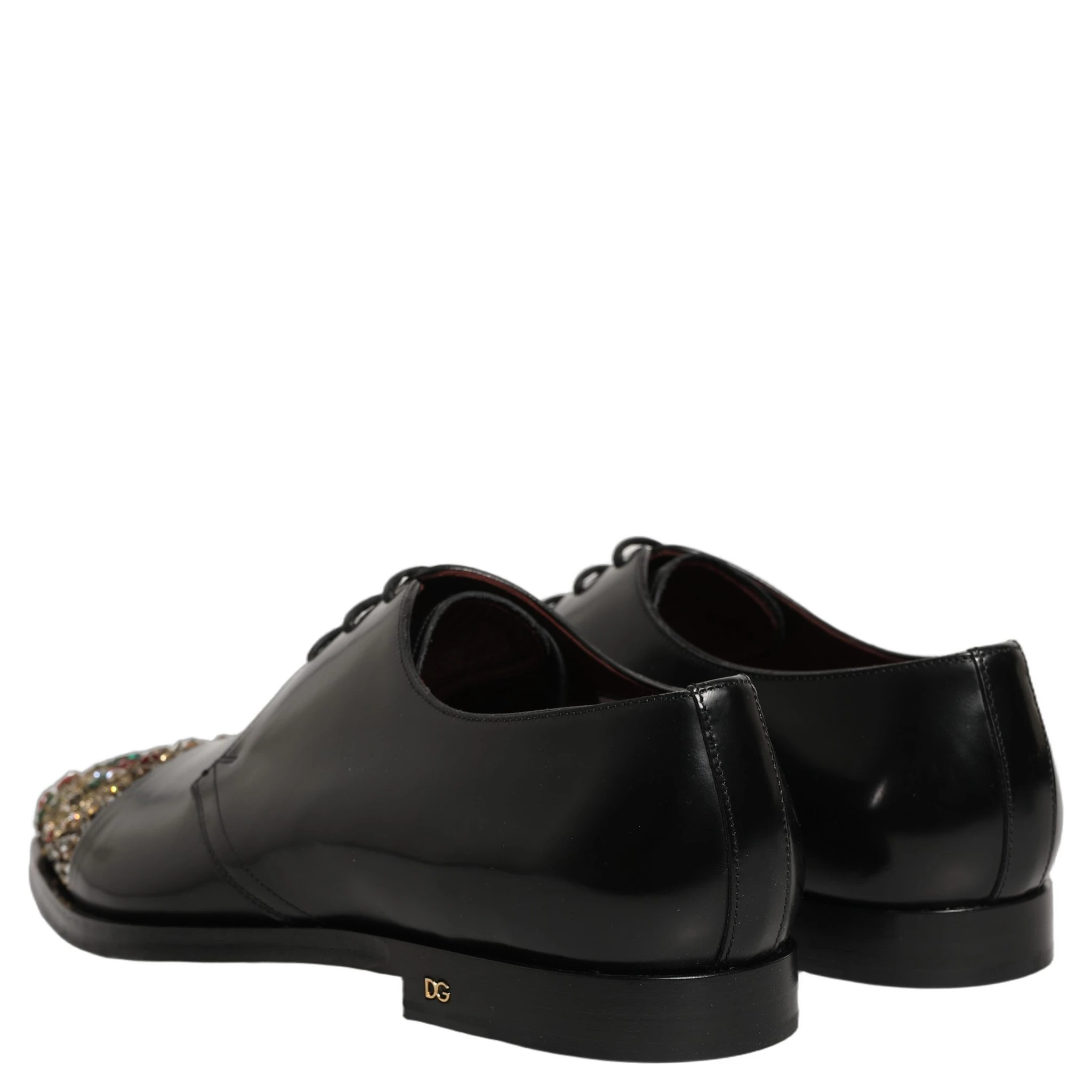 Black Embellished Derby Dress Formal Shoes