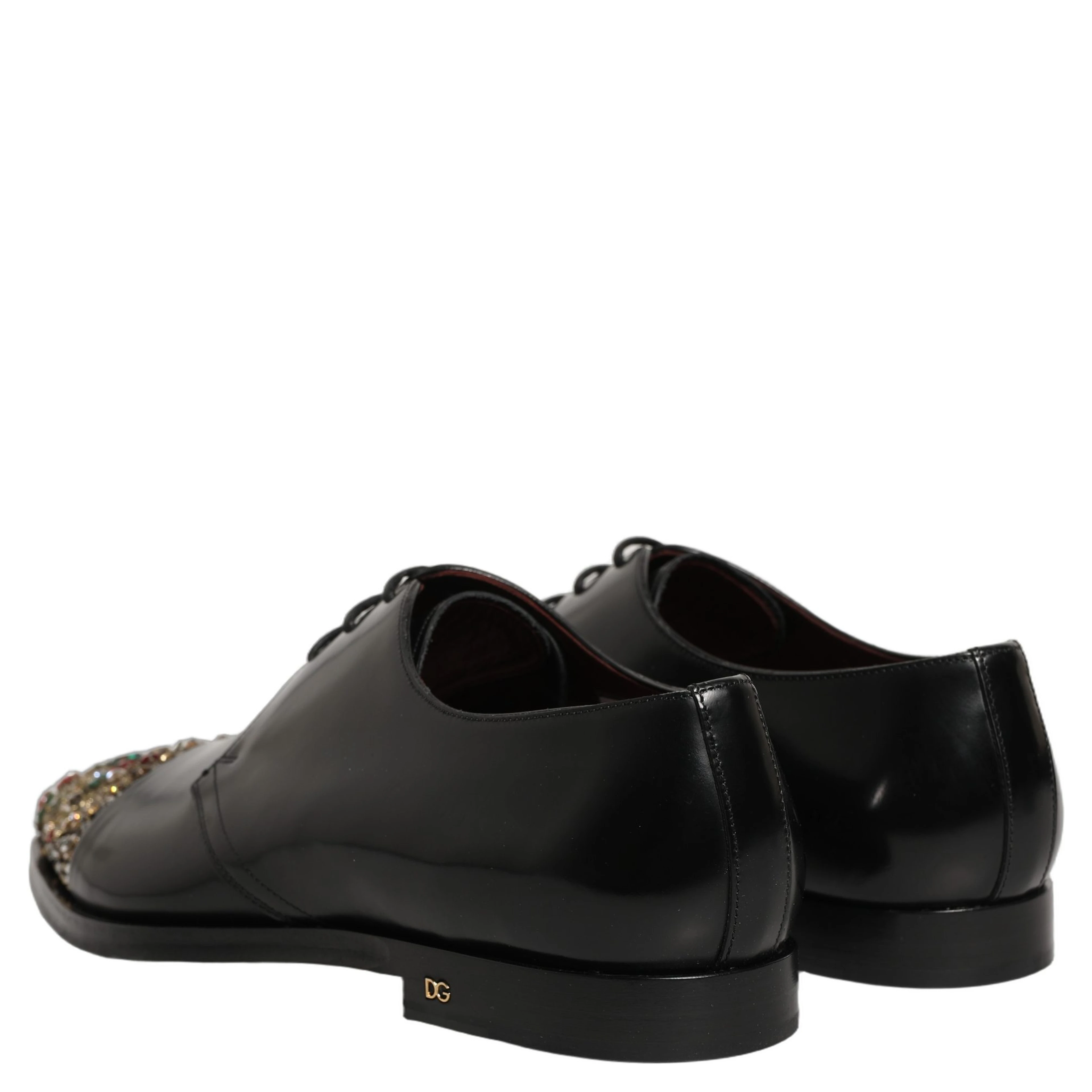Black Embellished Derby Dress Formal Shoes