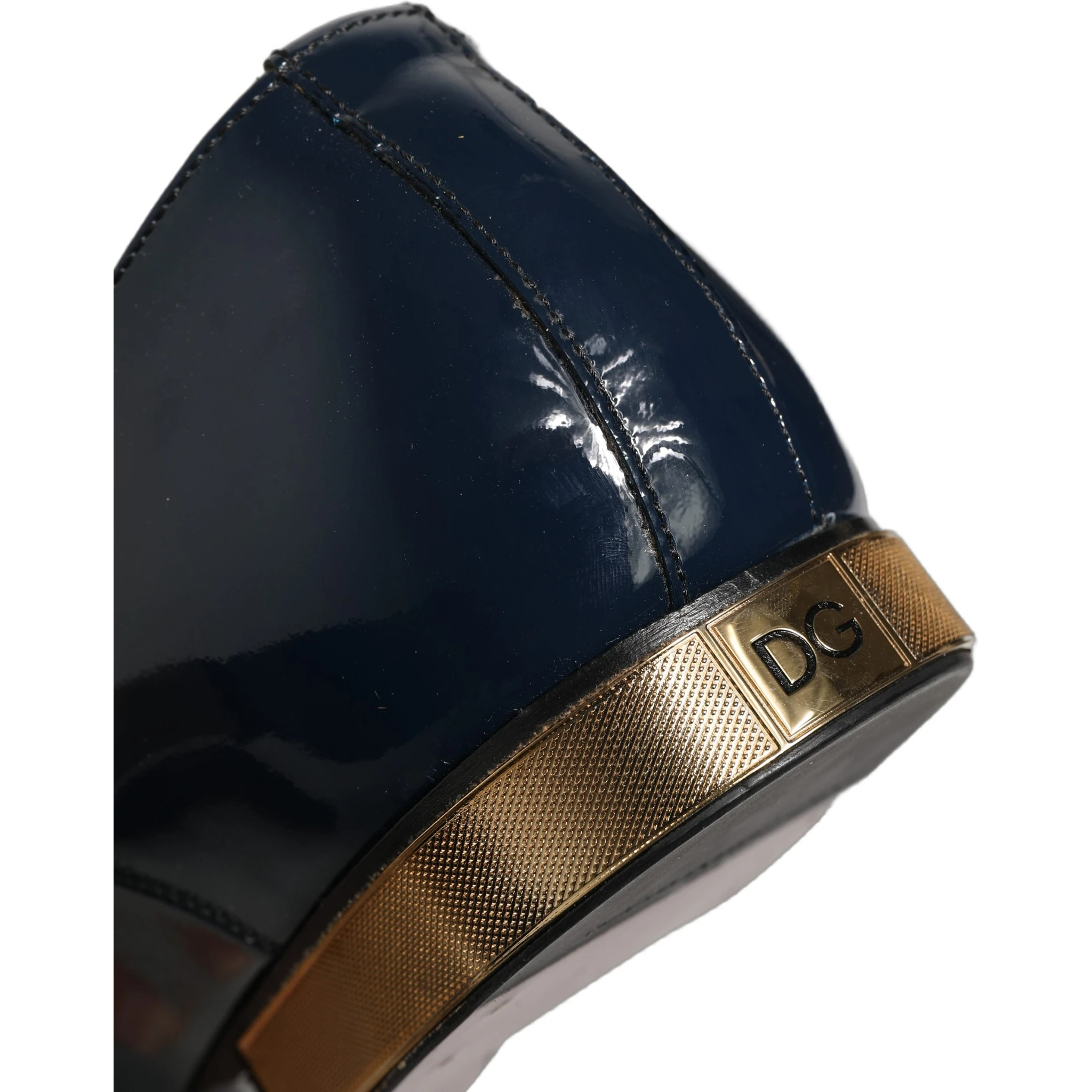 Blue Embellished Men Derby Dress Formal Shoes
