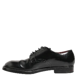 Black Leather Lace Up Derby Dress Formal Shoes