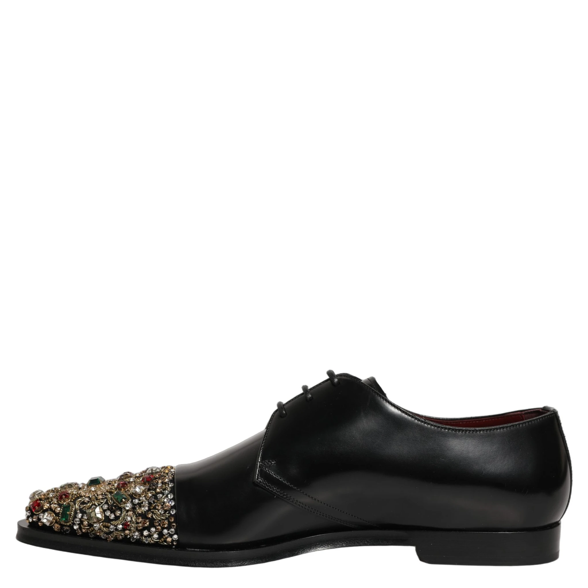 Black Embellished Derby Dress Formal Shoes