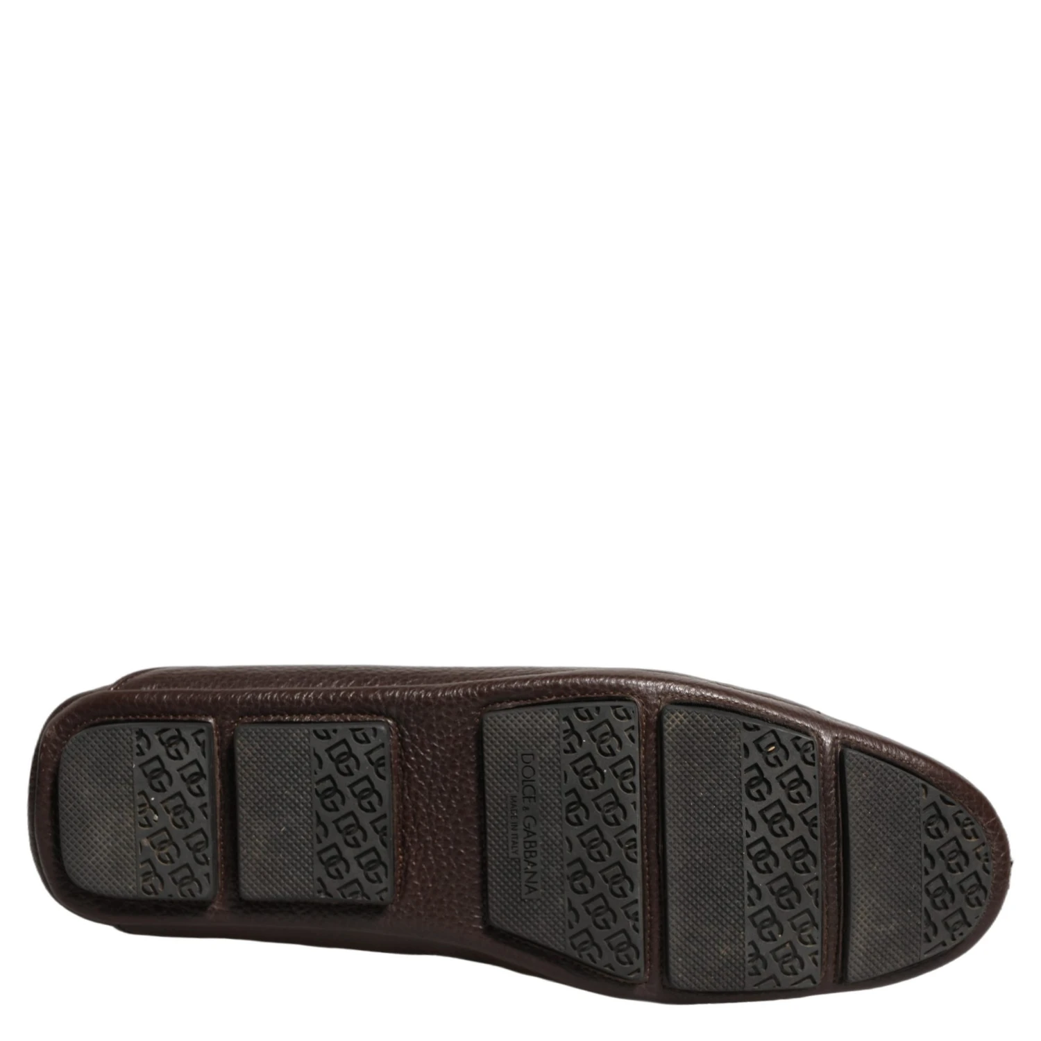 Brown Deerskin Leather Driver Loafers Shoes