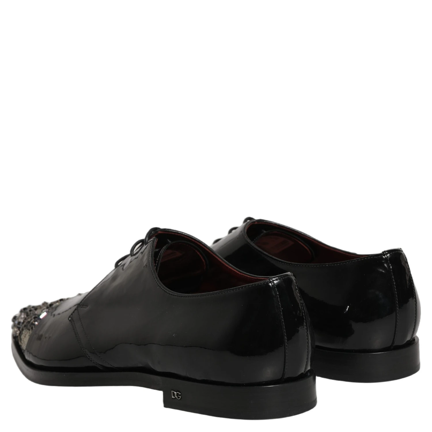 Black Embellished Derby Dress Formal Shoes