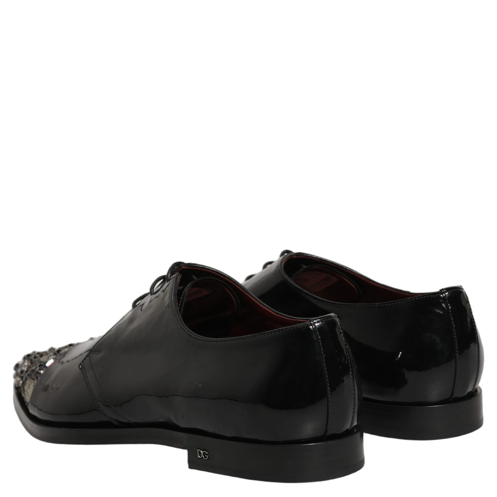 Black Embellished Derby Dress Formal Shoes