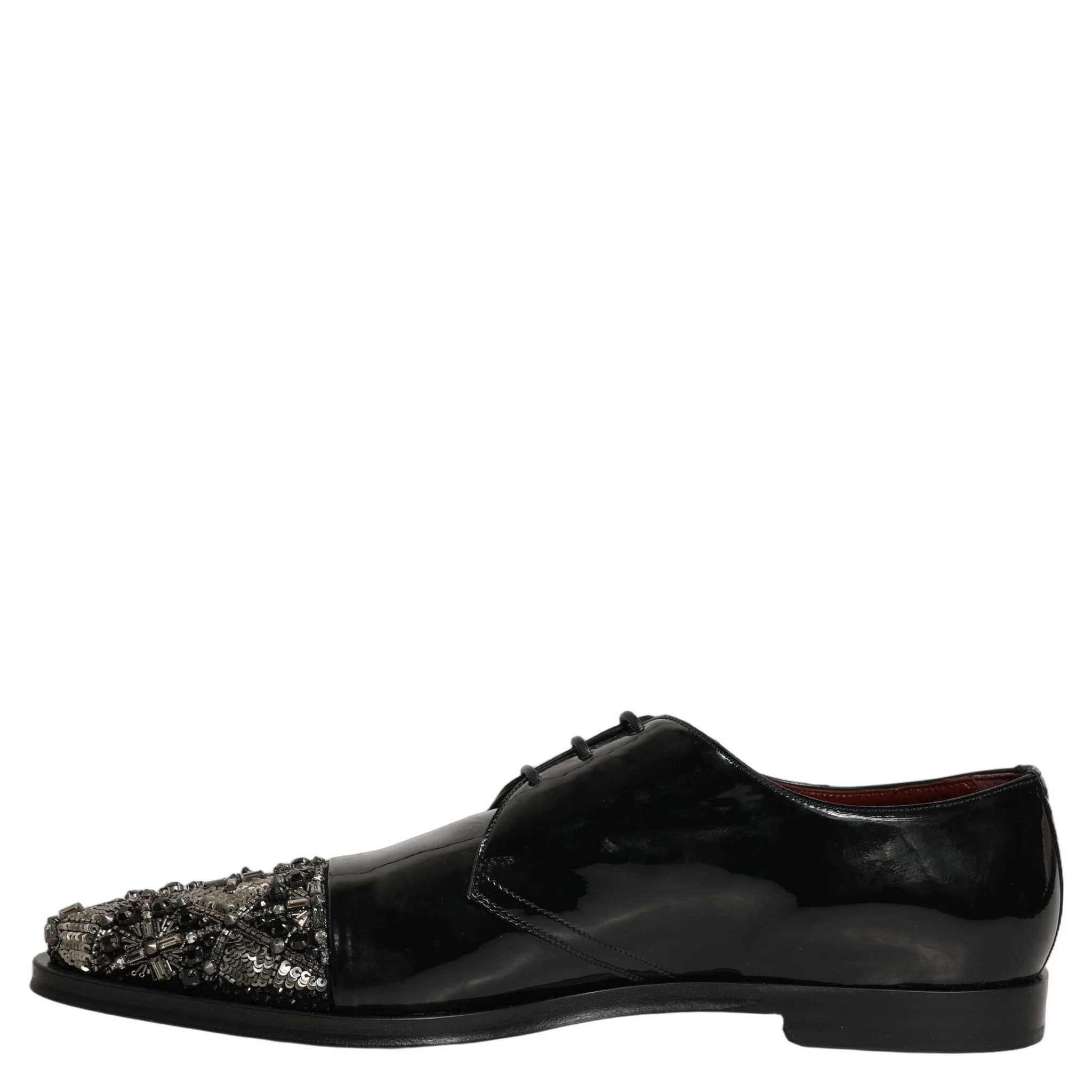 Black Embellished Derby Dress Formal Shoes