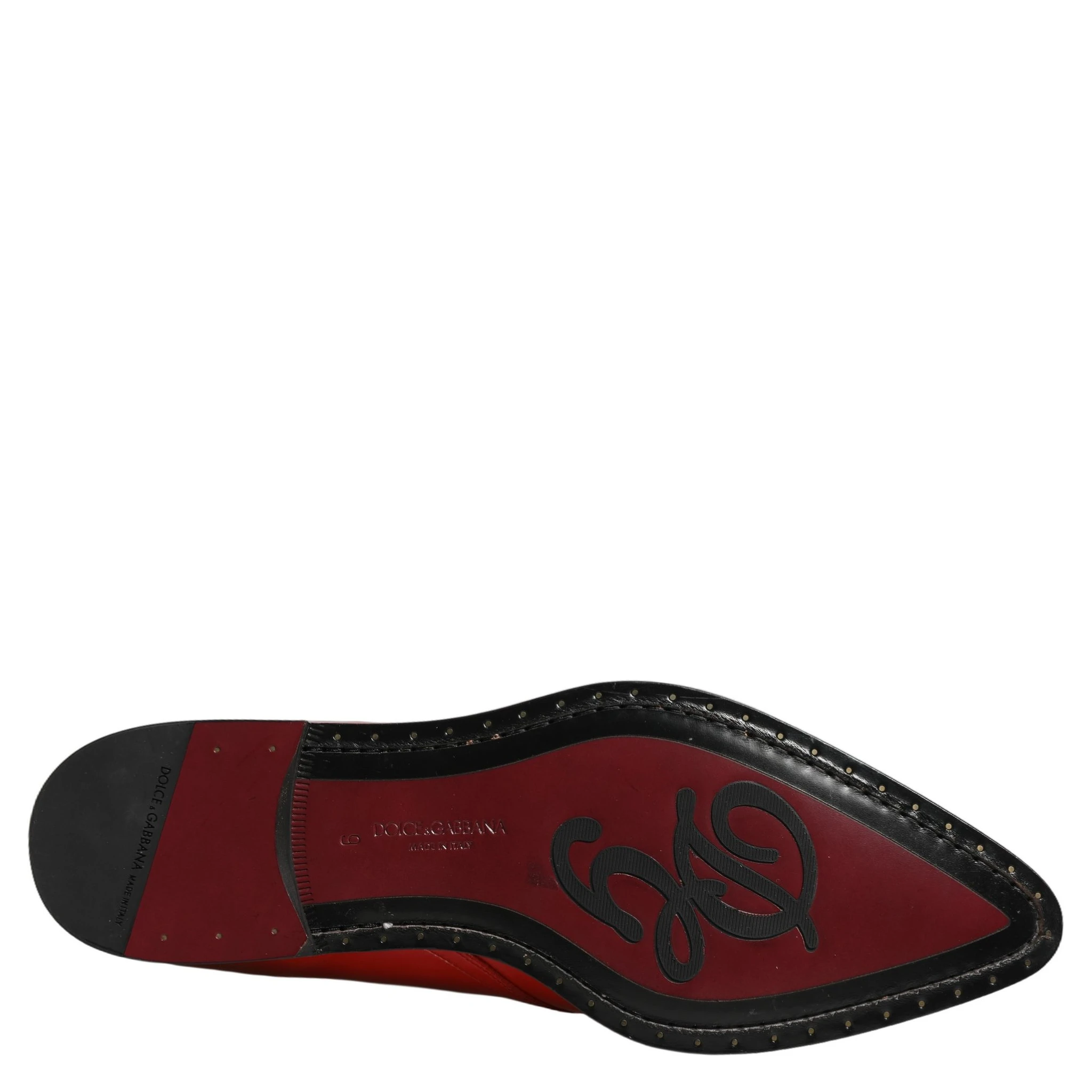 Red Embellished Men Derby Dress Formal Shoes