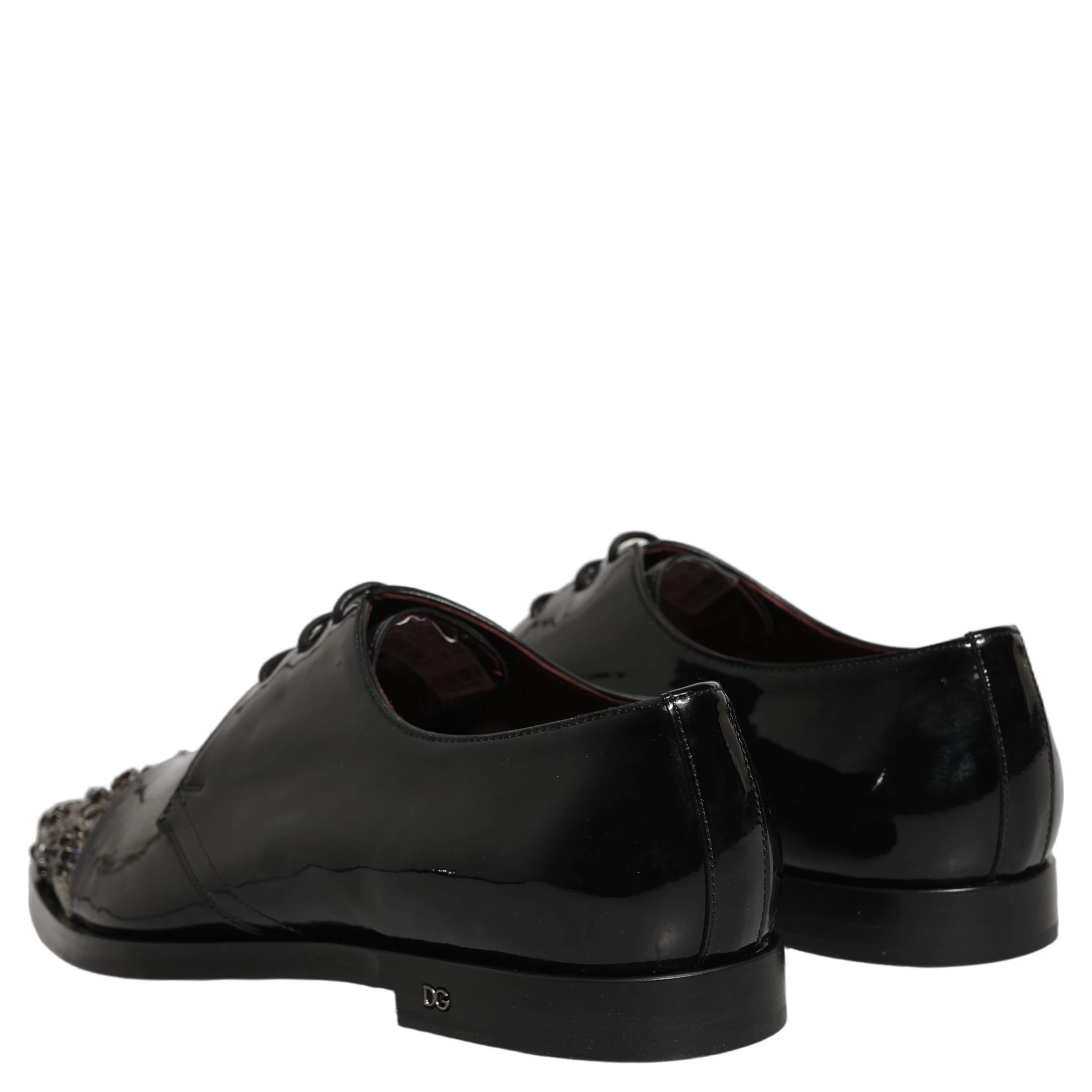 Black Embellished Men Derby Dress Formal Shoes