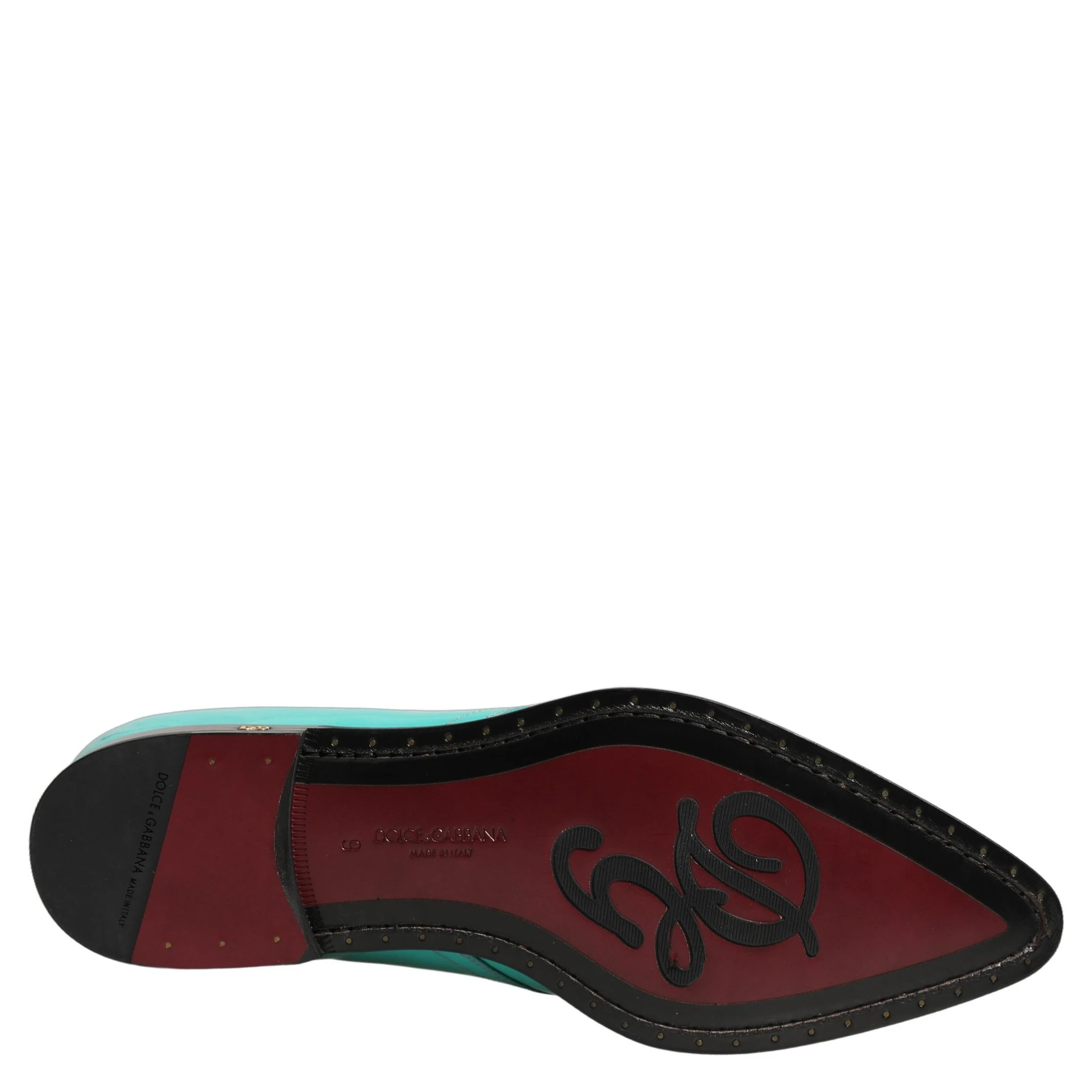 Aqua Blue Embellished Derby Dress Formal Shoes