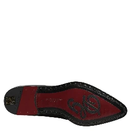 Black Embellished Men Derby Dress Formal Shoes