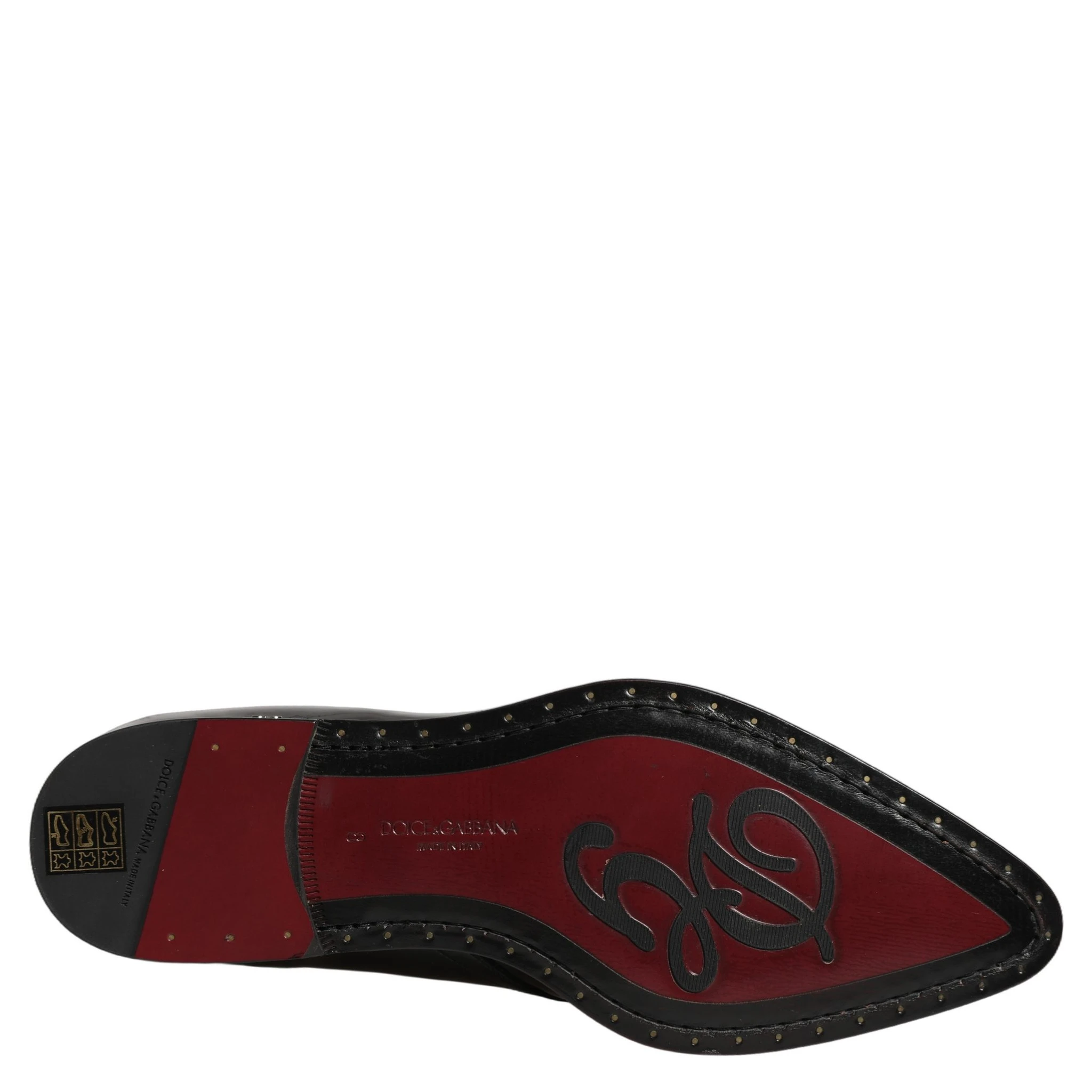 Black Embellished Men Derby Dress Formal Shoes