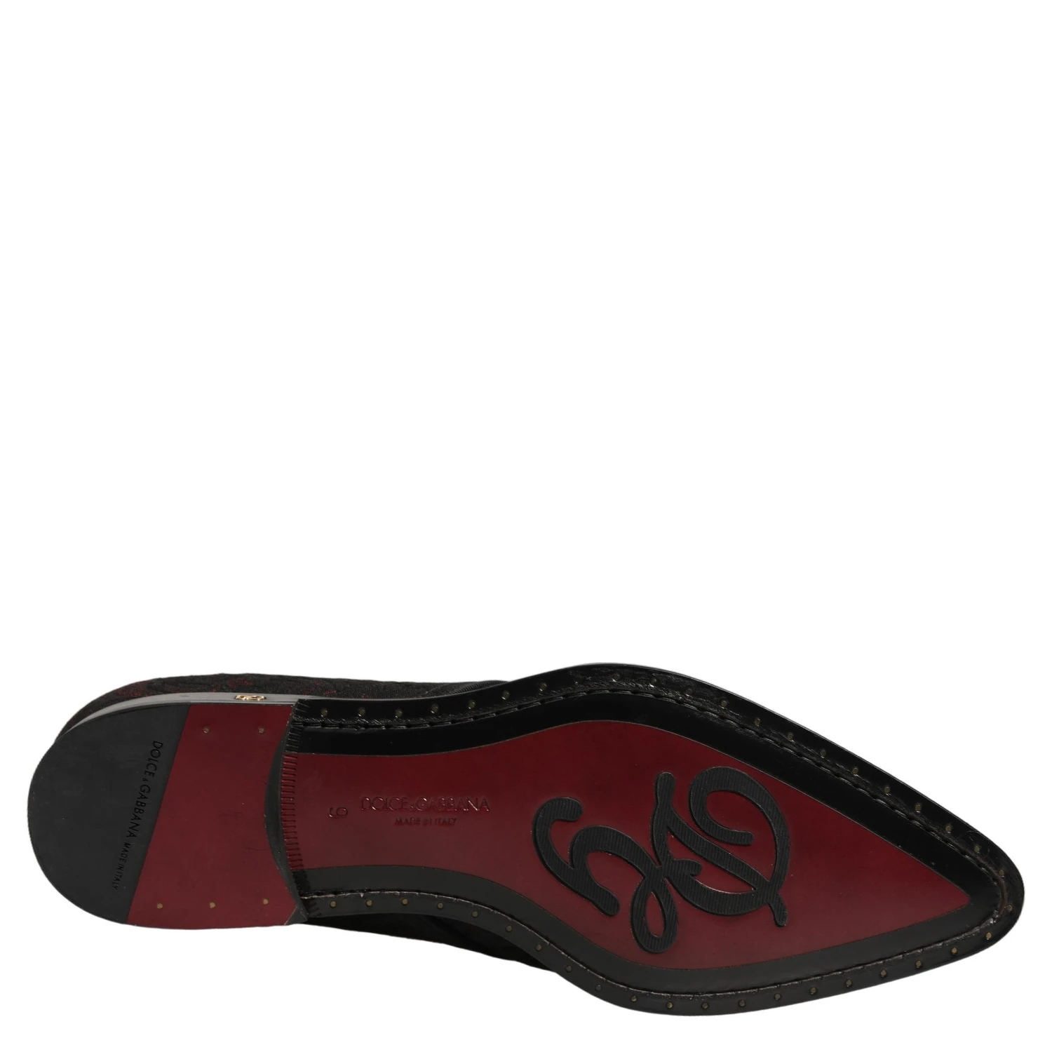 Black Red Embellished Derby Dress Formal Shoes