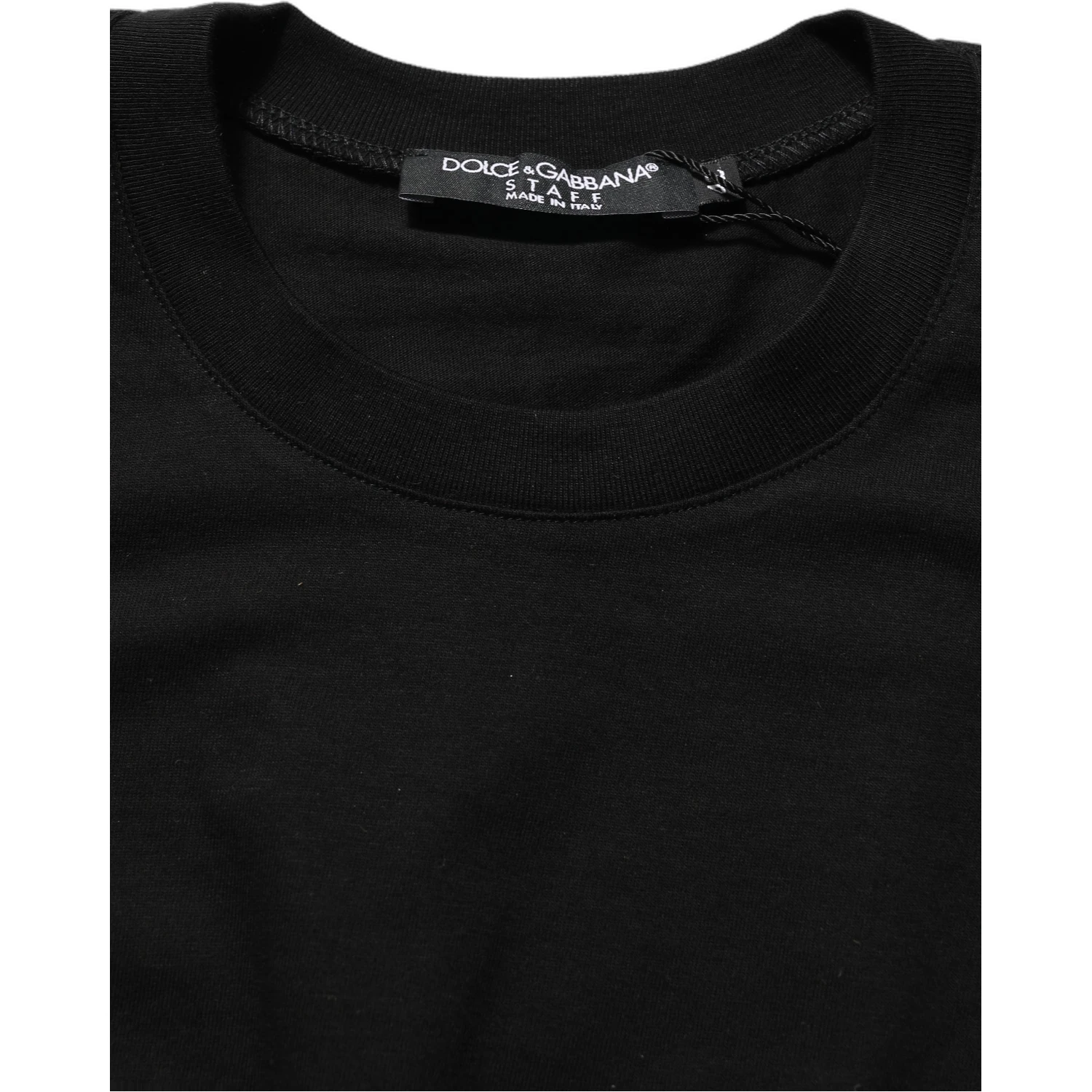 Black Long Sleeves Crew Neck Pullover Sweater