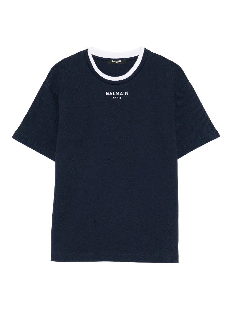Balmain T-shirts and Polos Blue