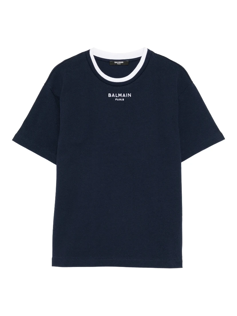 Balmain T-shirts and Polos Blue