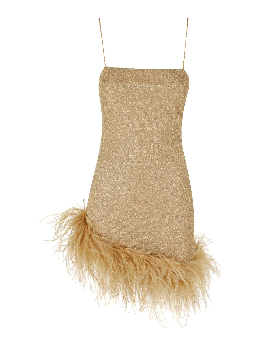 LUMKIERE SHADE PLUMAGE MINI DRESS