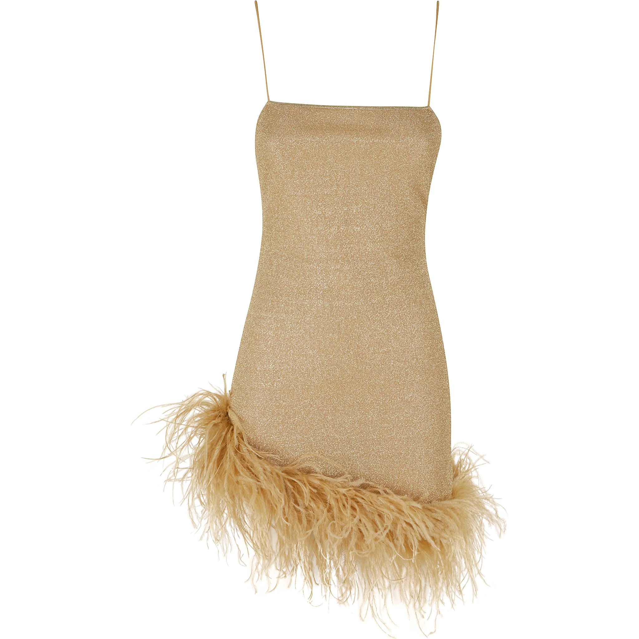 LUMKIERE SHADE PLUMAGE MINI DRESS