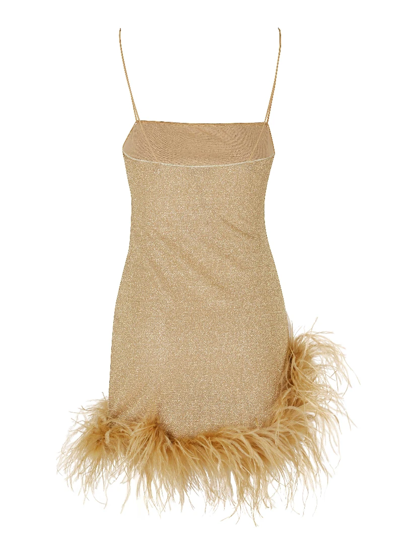 LUMKIERE SHADE PLUMAGE MINI DRESS