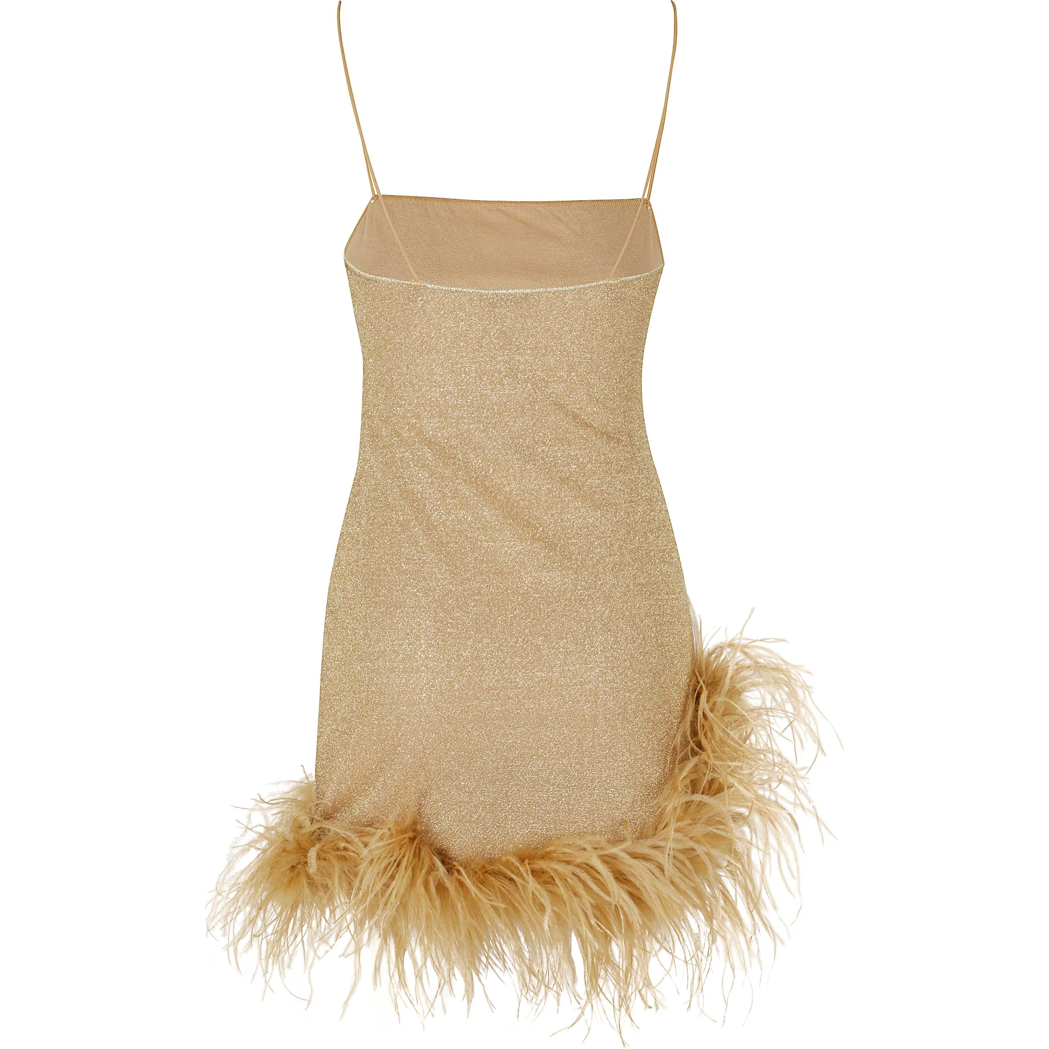 LUMKIERE SHADE PLUMAGE MINI DRESS