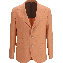 Orange Wool Oves Aries Blazer