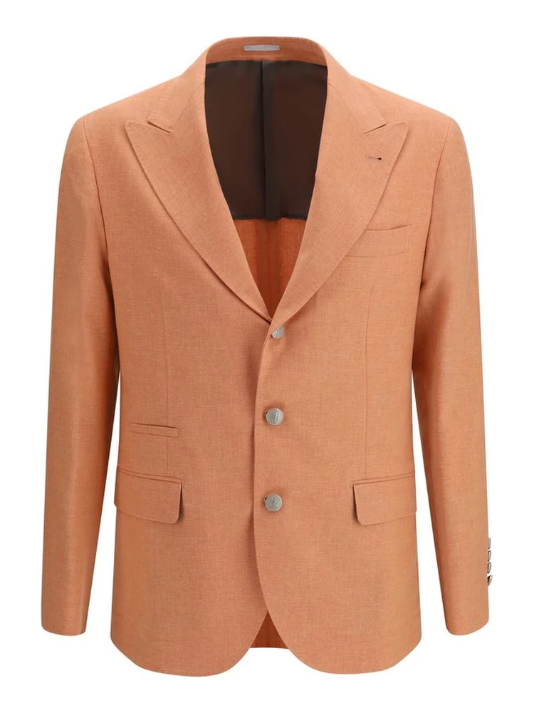 Orange Wool Oves Aries Blazer