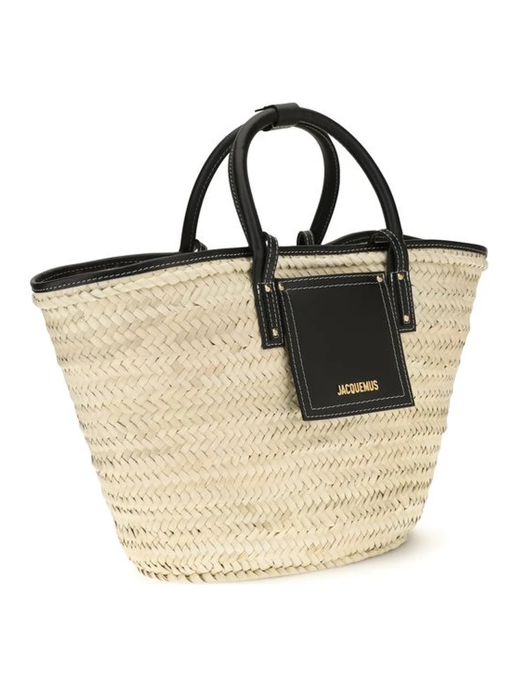 Beige Raffia Handbag alternative