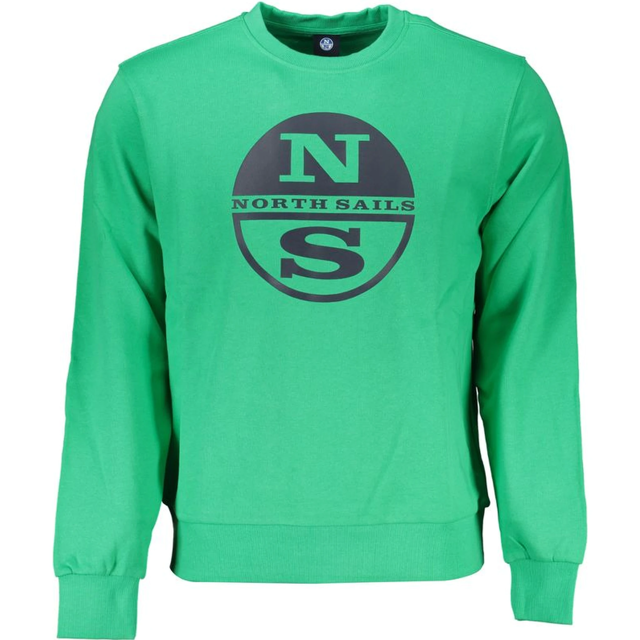 Green Cotton Men Sweater