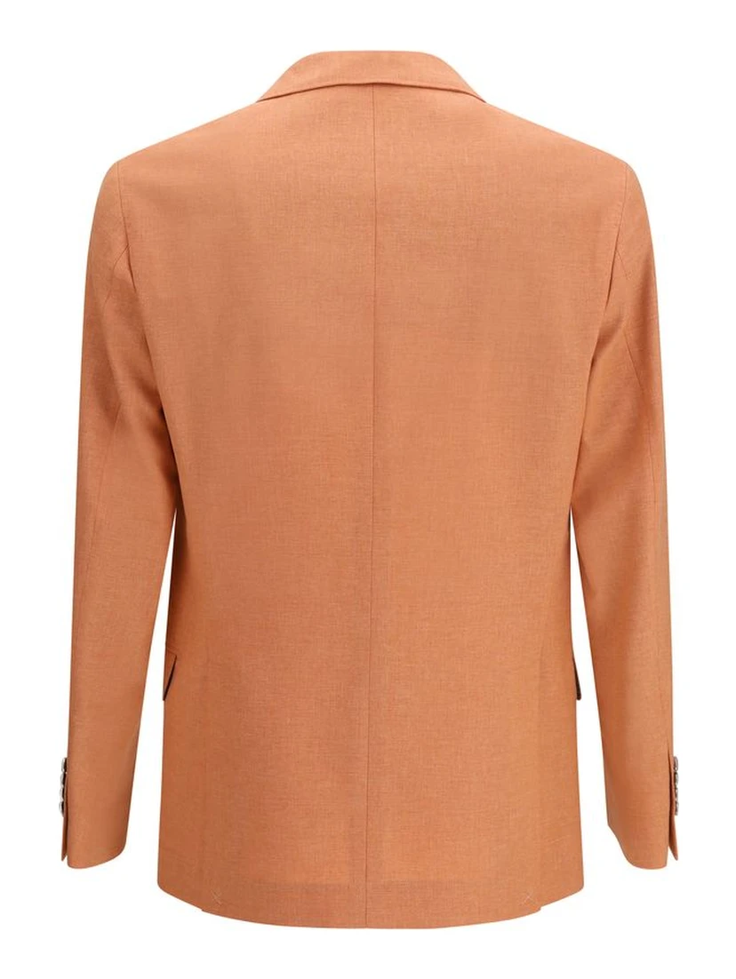 Orange Wool Oves Aries Blazer