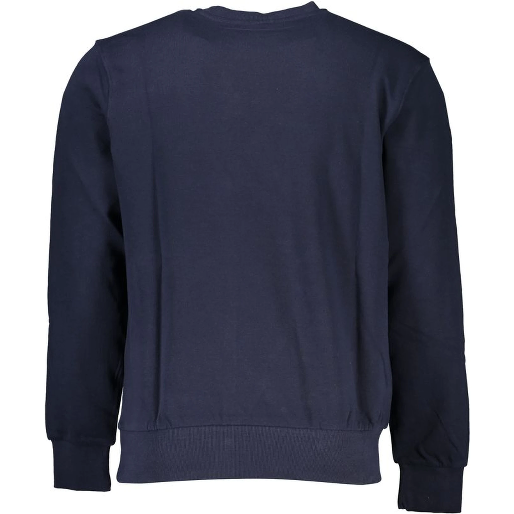 Blue Cotton Men Sweater