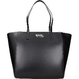 Black Polyethylene Shoulder Bag