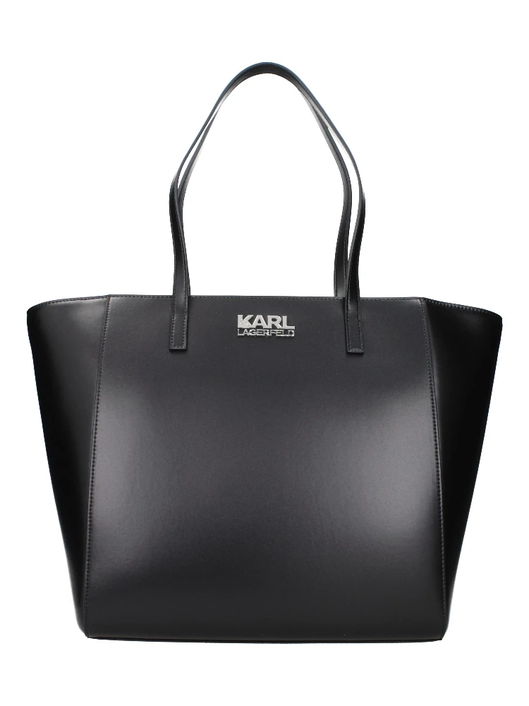 Black Polyethylene Shoulder Bag