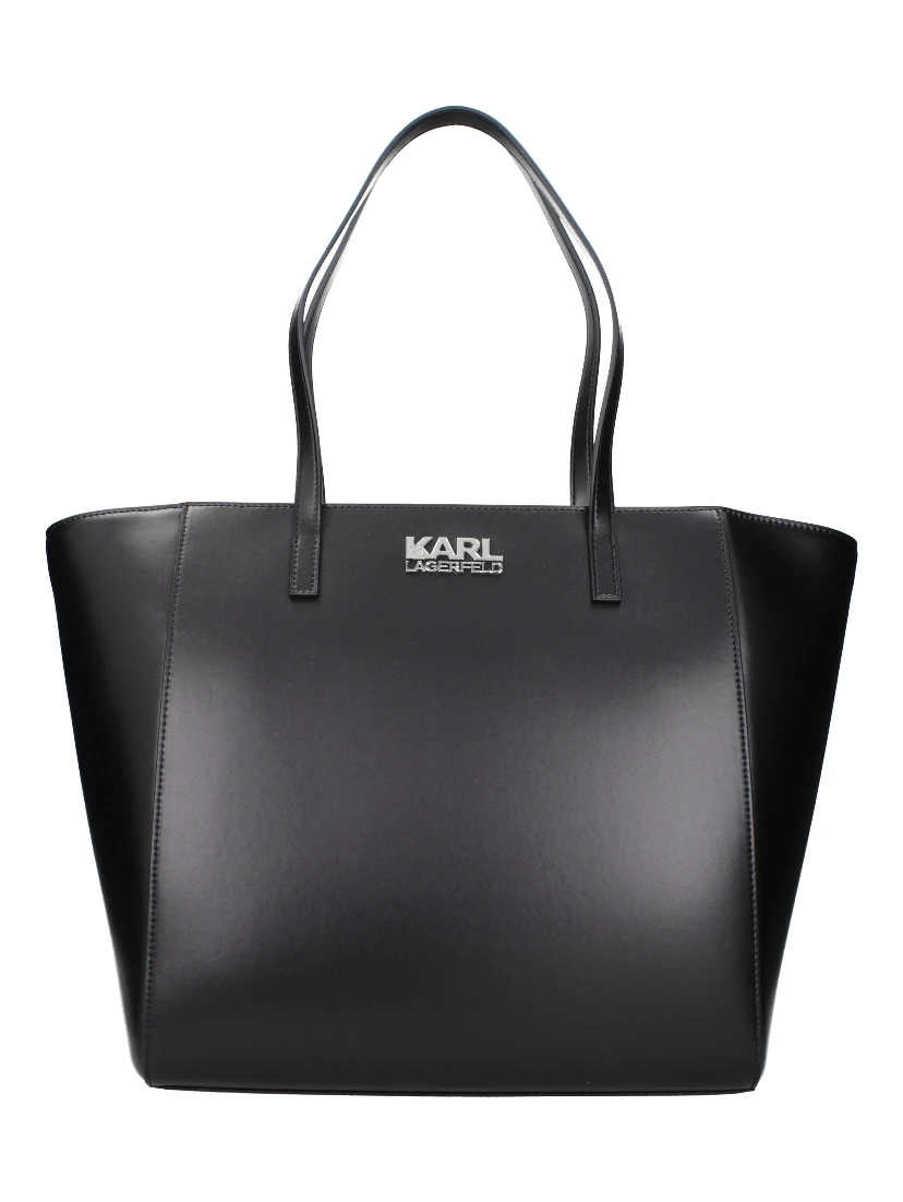 Black Polyethylene Shoulder Bag