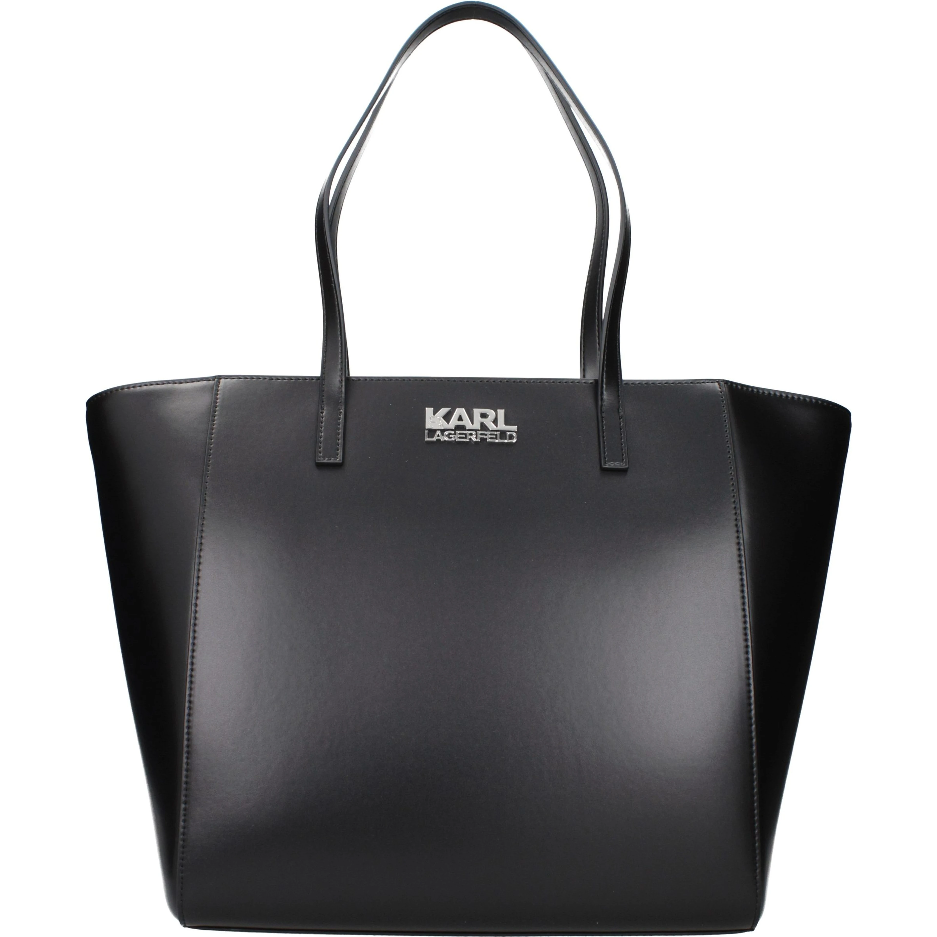 Black Polyethylene Shoulder Bag