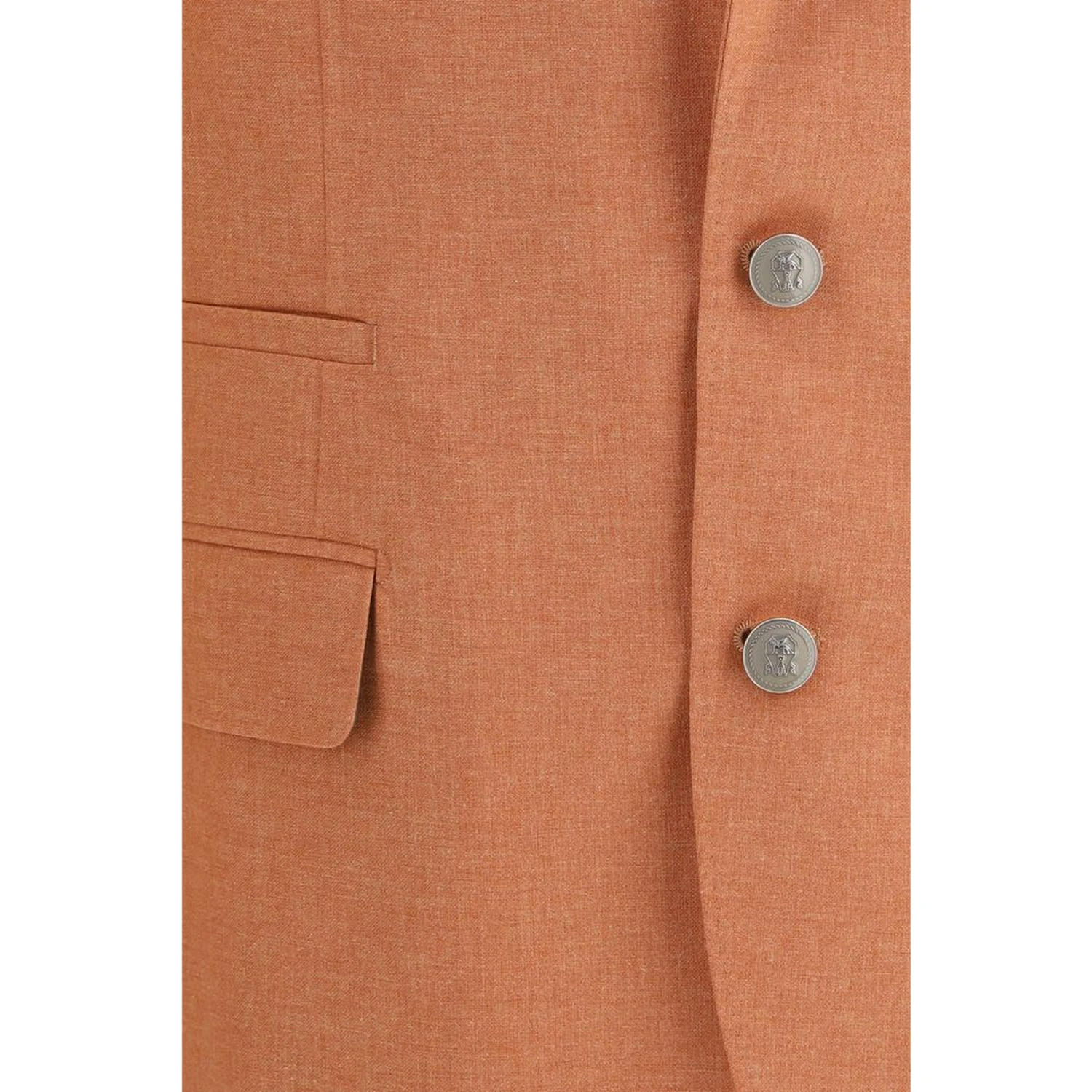 Orange Wool Oves Aries Blazer