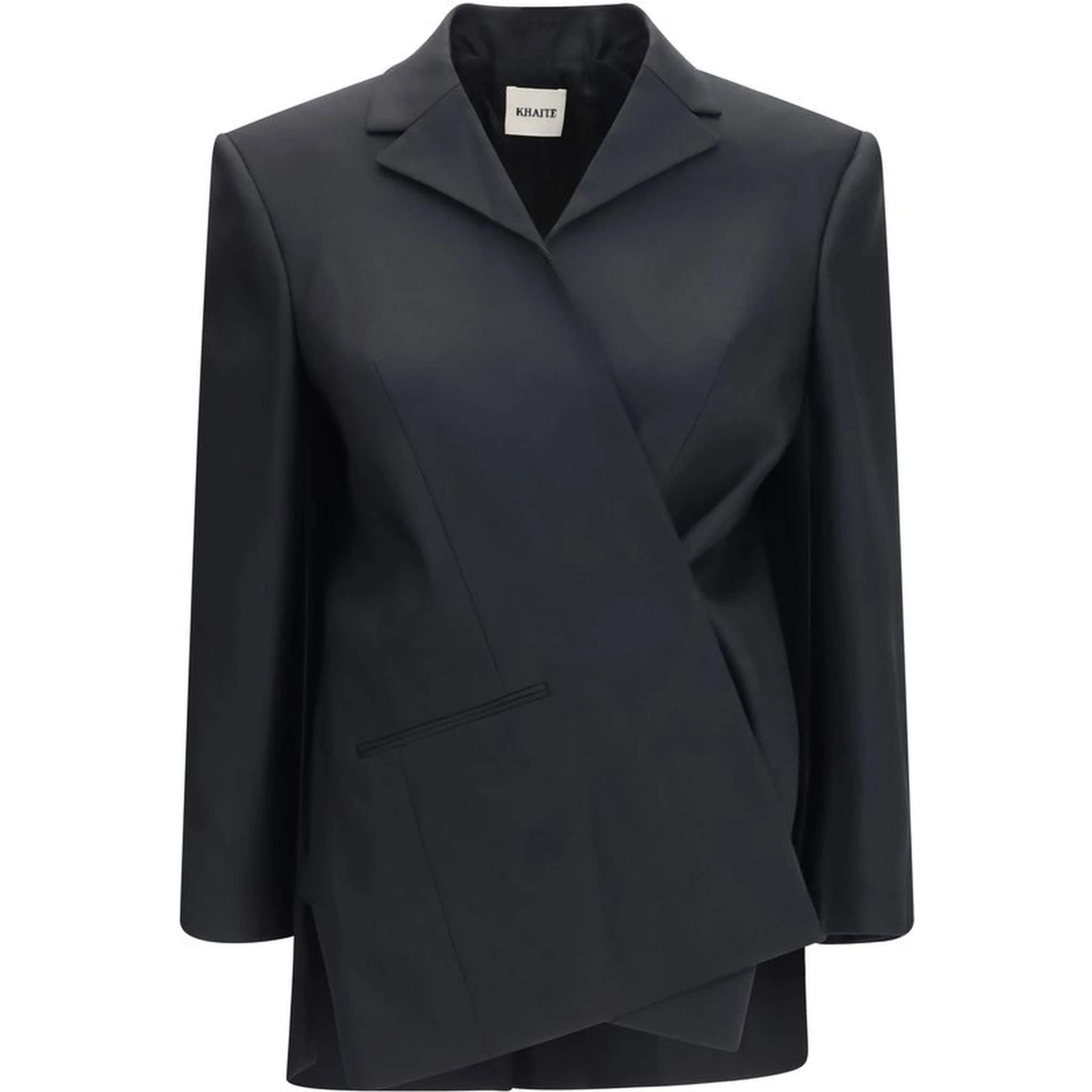 Black Wool Oves Aries Full-Length Jacket