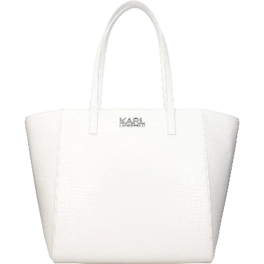 White Polyethylene Shoulder Bag