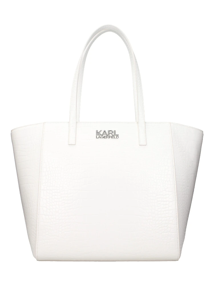 White Polyethylene Shoulder Bag
