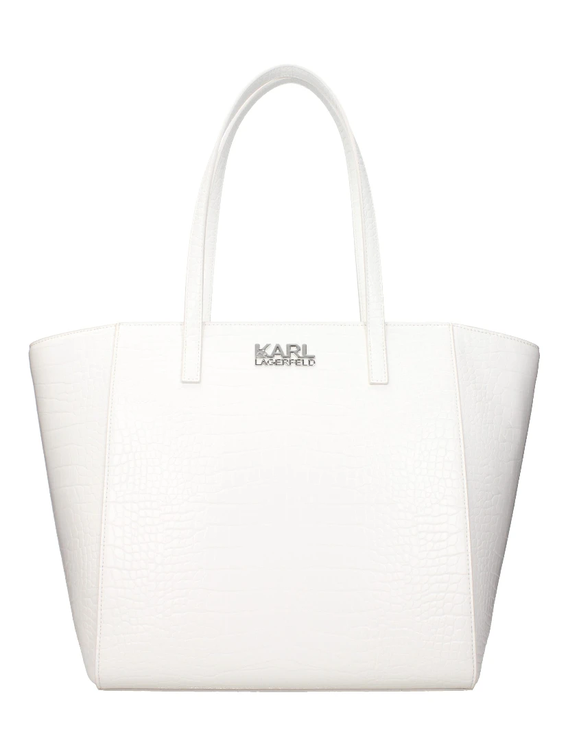 White Polyethylene Shoulder Bag