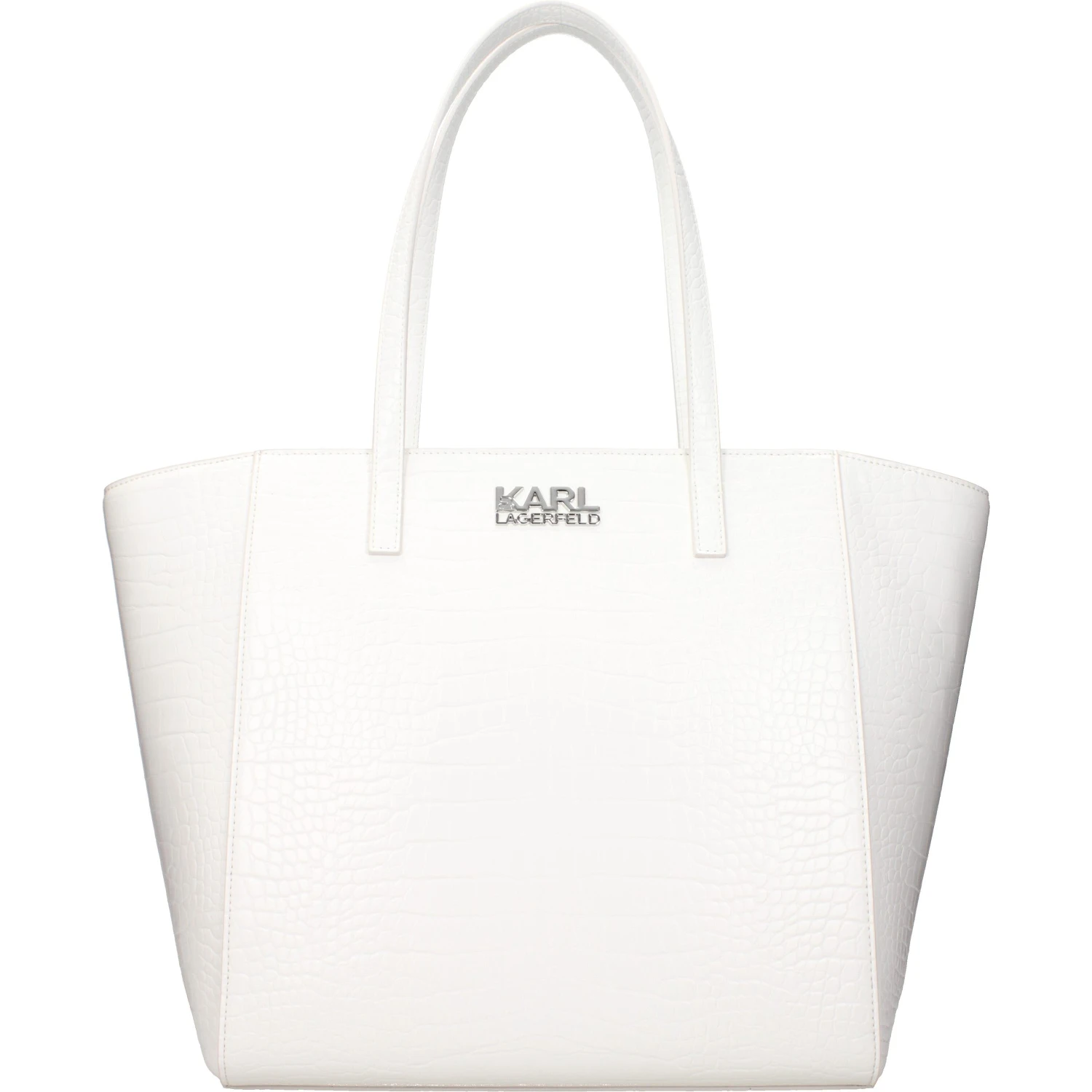 White Polyethylene Shoulder Bag