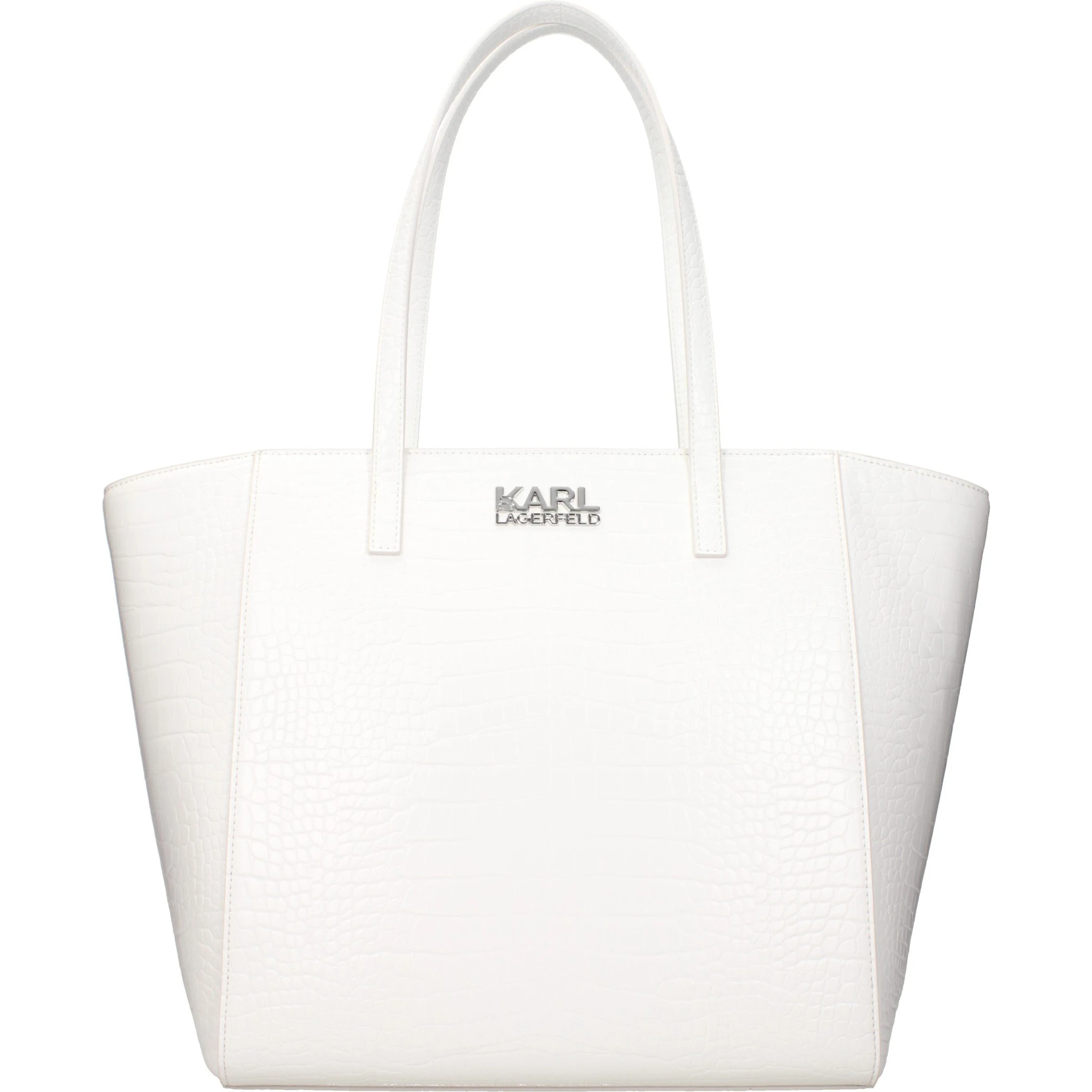 White Polyethylene Shoulder Bag