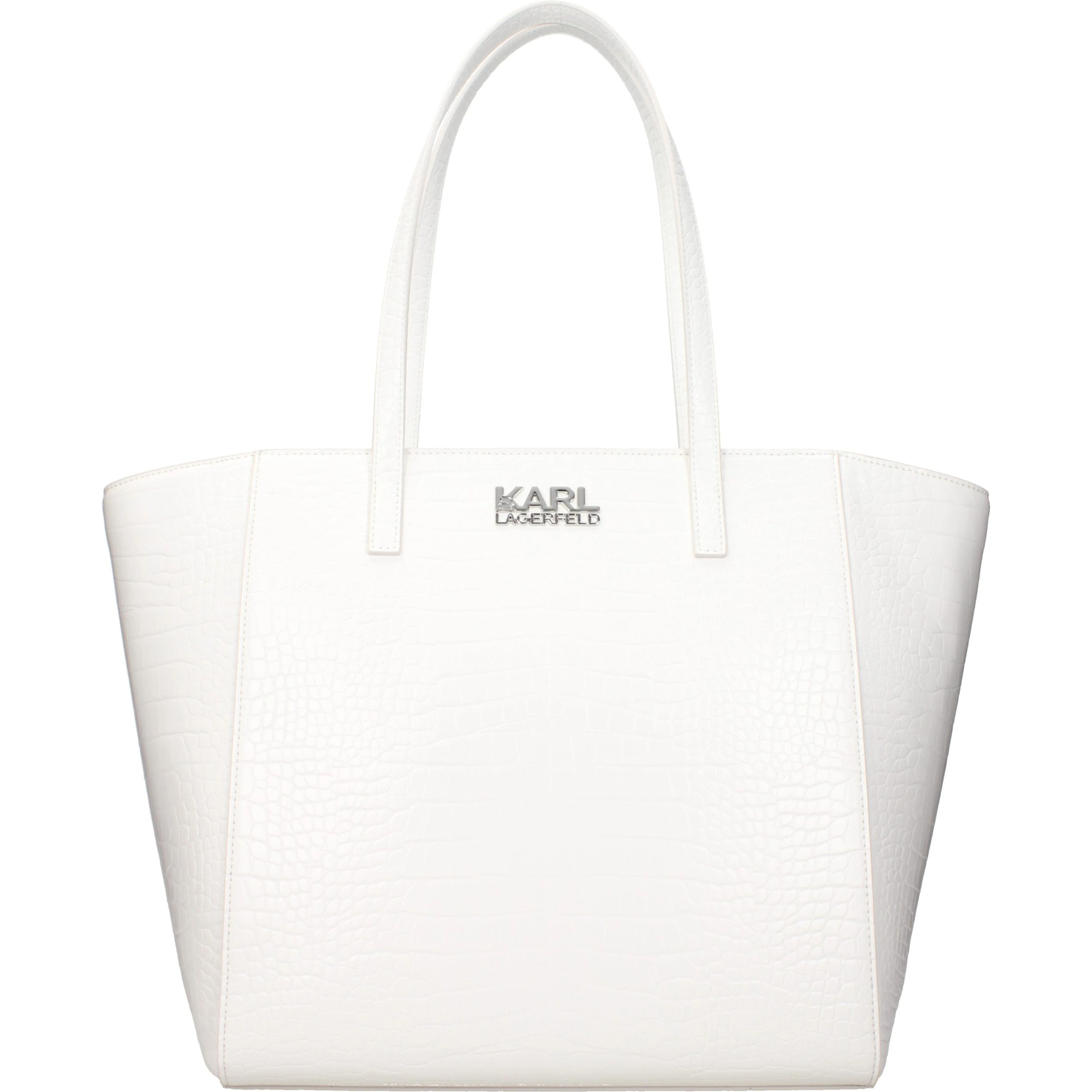White Polyethylene Shoulder Bag