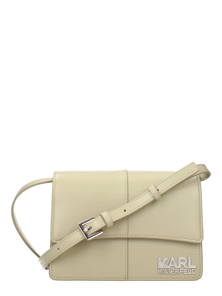 Green Polyethylene Crossbody Bag