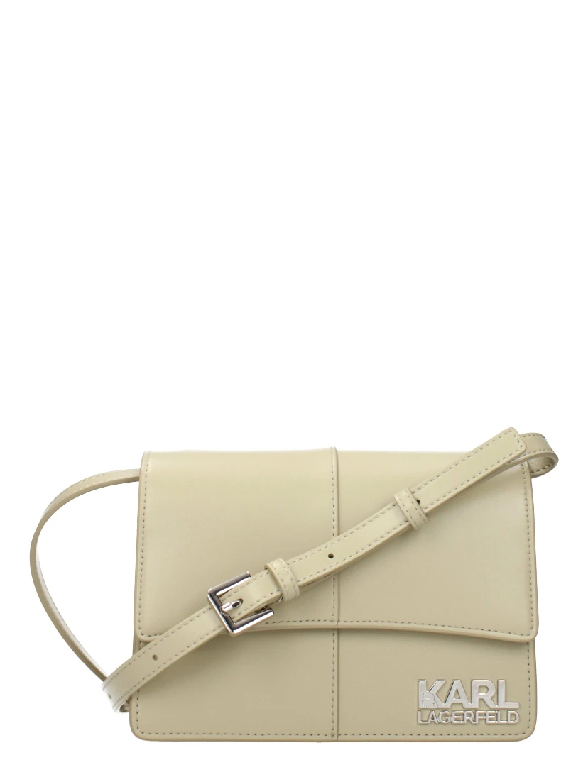 Green Polyethylene Crossbody Bag