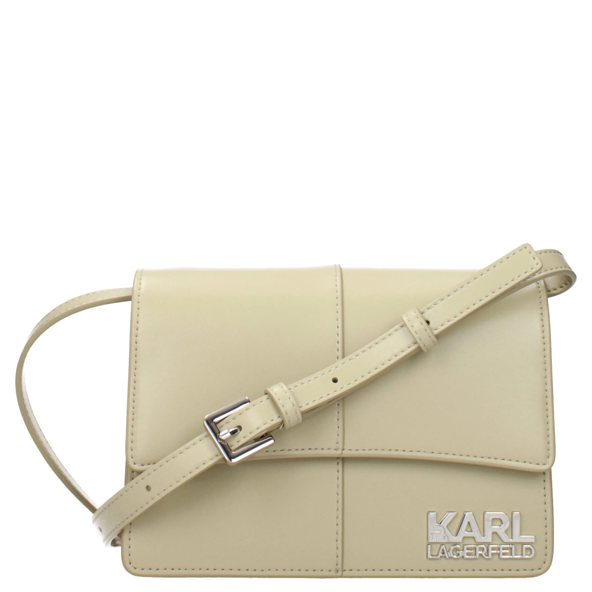 Green Polyethylene Crossbody Bag