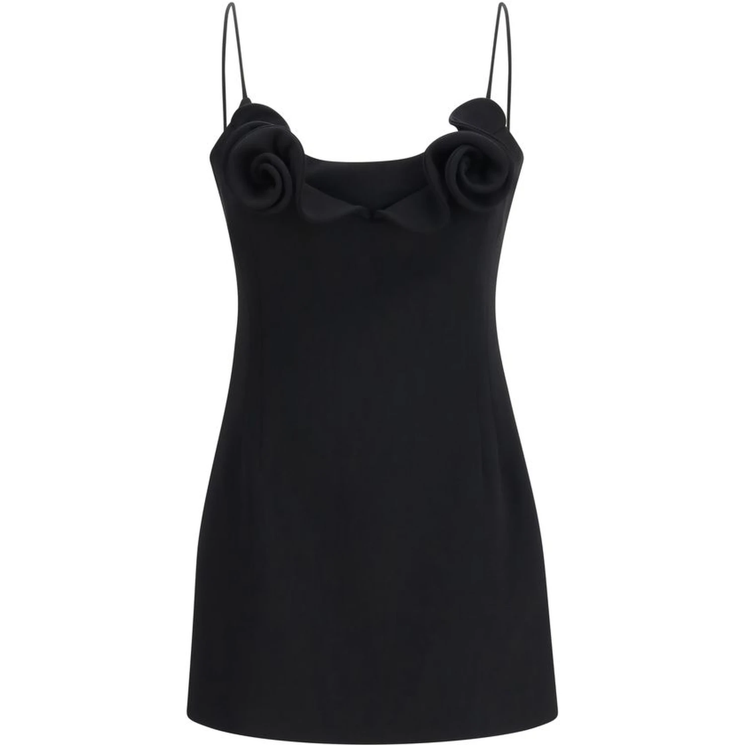 Black Wool Oves Aries Casual Dress