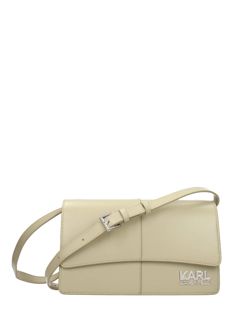 Green Polyethylene Crossbody Bag