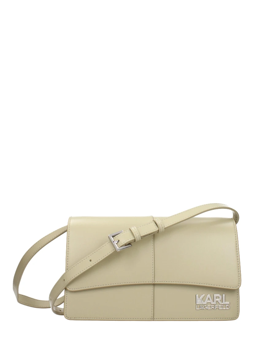 Green Polyethylene Crossbody Bag